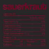 Sauerkraut Nutrition Fact Thanksgiving Christmas Ladies Fitted T-shirt | Artistshot