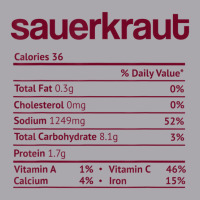 Sauerkraut Nutrition Fact Thanksgiving Christmas Youth 3/4 Sleeve | Artistshot