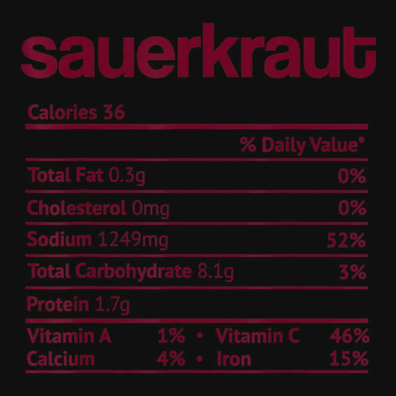 Sauerkraut Nutrition Fact Thanksgiving Christmas Baby Beanies by cm-arts | Artistshot