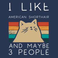 I Like American Shorthair And Maybe 3 People Men Denim Jacket | Artistshot