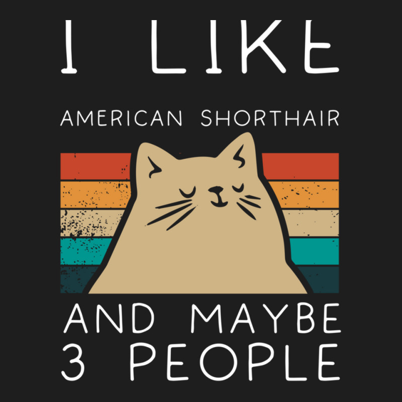 I Like American Shorthair And Maybe 3 People Classic T-shirt by FrankJohnson | Artistshot