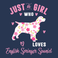 Just A Girl Who Loves English Springer Spaniel Shirts Men Denim Jacket | Artistshot