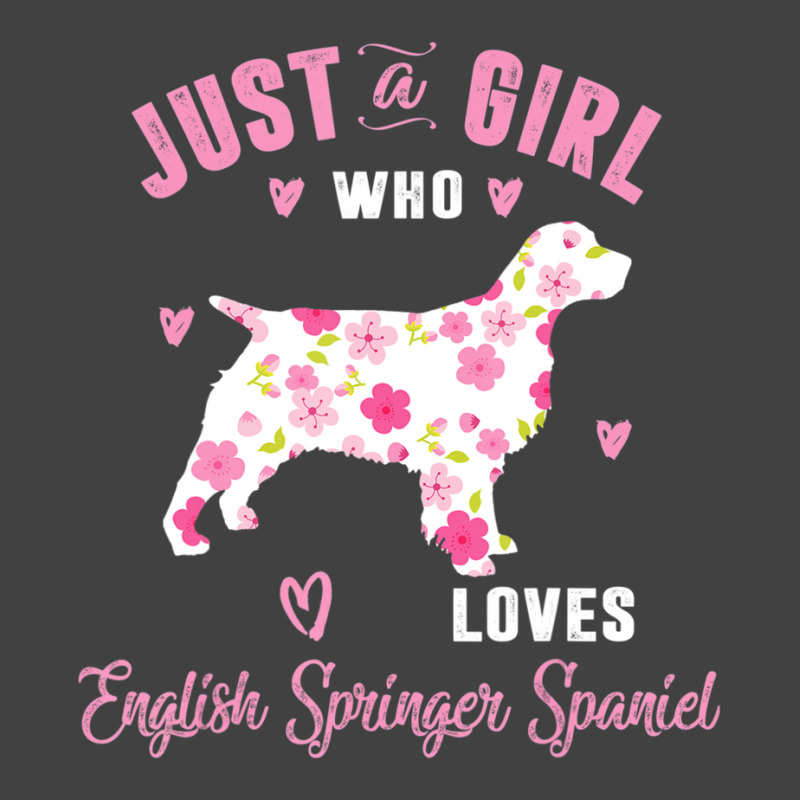 Just A Girl Who Loves English Springer Spaniel Shirts Vintage T-shirt | Artistshot