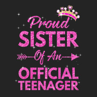 Proud Sister Official Teenager 13th Birthday 13 Year Old 3/4 Sleeve Shirt | Artistshot