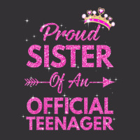 Proud Sister Official Teenager 13th Birthday 13 Year Old Vintage Short | Artistshot