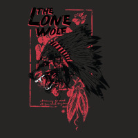 Lonely Wolf Indian Shirt Premium Ladies Fitted T-shirt | Artistshot