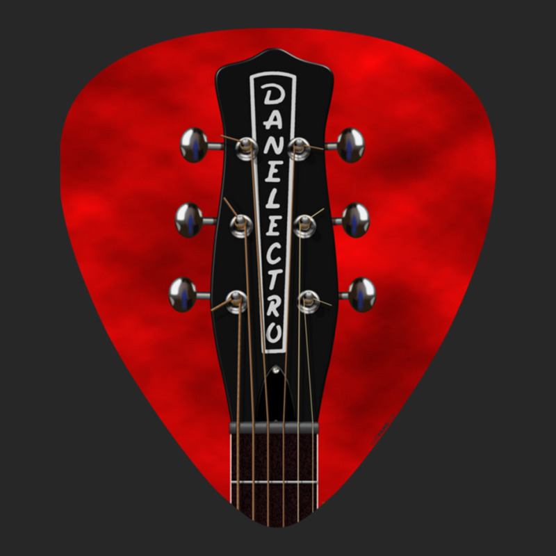 Guitar Headstock Pick Art - Danelectro &x27;59 Resonator Classic Men's T-shirt Pajama Set by MargaretDaniels | Artistshot