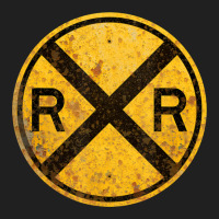 Railroad Crossing Sign 1935 Train Warning Symbol Drawstring Bags | Artistshot