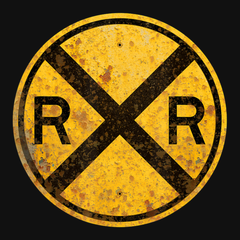 Railroad Crossing Sign 1935 Train Warning Symbol Metal Print Horizontal | Artistshot