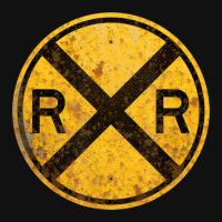 Railroad Crossing Sign 1935 Train Warning Symbol Motorcycle License Plate | Artistshot