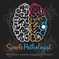 Brain Of A Speech Pathologist Speech Language Therapy T-shirt | Artistshot