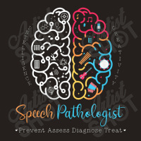 Brain Of A Speech Pathologist Speech Language Therapy Tank Top | Artistshot