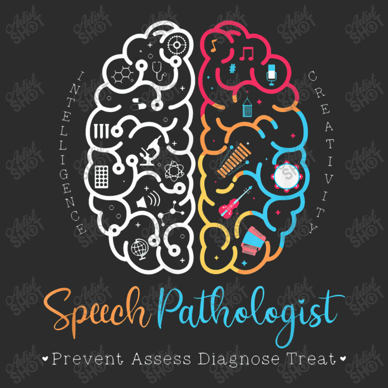 Brain Of A Speech Pathologist Speech Language Therapy Exclusive T-shirt | Artistshot