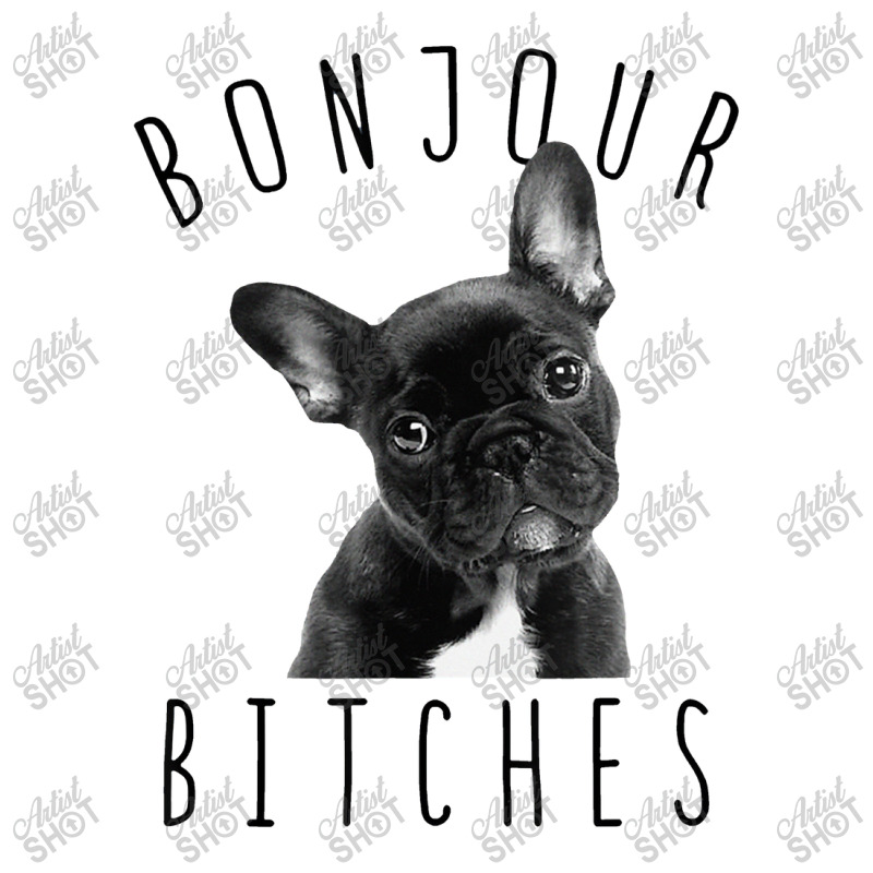 Bonjour Bitches Funny French Bulldog Dog Lover Gift Men's T-shirt Pajama Set | Artistshot