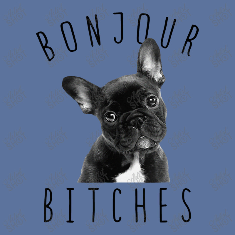 Bonjour Bitches Funny French Bulldog Dog Lover Gift Lightweight Hoodie | Artistshot