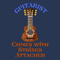 Guitarist Comes With Strings Attached Funny Music Humor Classic Ladies Denim Jacket | Artistshot