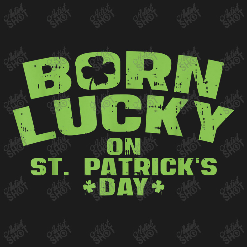 Born Lucky On St Patricks Day Birthday Boy Girl Gift Hoodie & Jogger Set | Artistshot