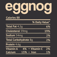 Eggnog Nutrition Facts Funny Thanksgiving Christmas Vintage Hoodie | Artistshot