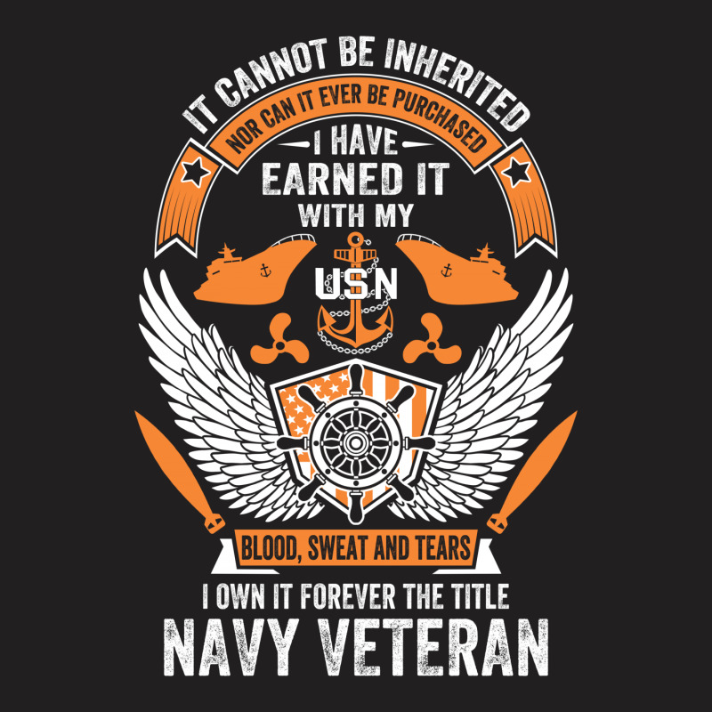 I Own It Forever The Title Navy Veteran T-shirt | Artistshot