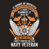 I Own It Forever The Title Navy Veteran Tank Top | Artistshot