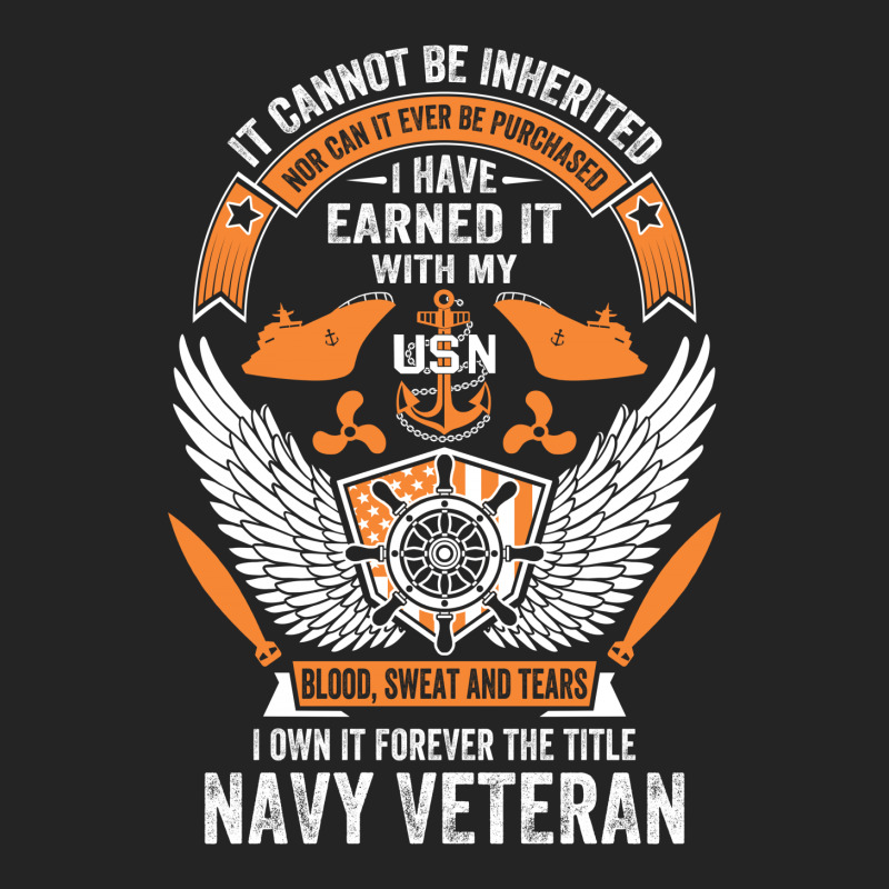 I Own It Forever The Title Navy Veteran 3/4 Sleeve Shirt | Artistshot