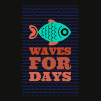 Waves For Days Scorecard Crop Tee | Artistshot