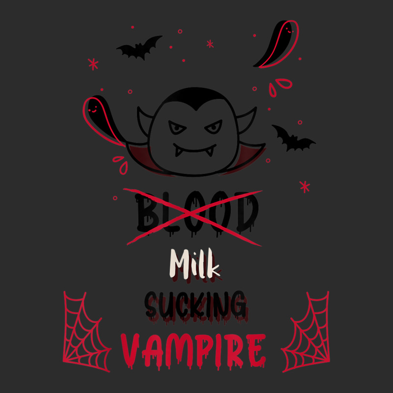 Cute Doodle Milk Sucking Vampire Halloween Costume For Kids Exclusive T-shirt by Color | Artistshot