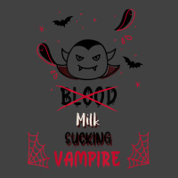 Cute Doodle Milk Sucking Vampire Halloween Costume For Kids Vintage T-shirt | Artistshot