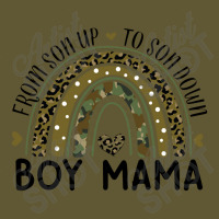 Boy Mama From Son Up To Son Down Rainbow Leopard Mom Camo Vintage Short | Artistshot