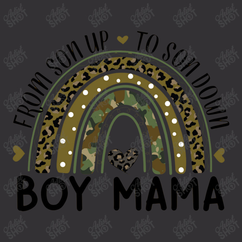 Boy Mama From Son Up To Son Down Rainbow Leopard Mom Camo Vintage Hoodie | Artistshot