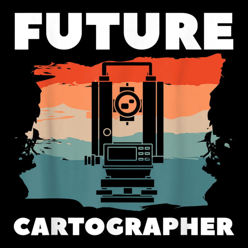 Retro Future Cartographer Map Making Cartography Adjustable Cap | Artistshot