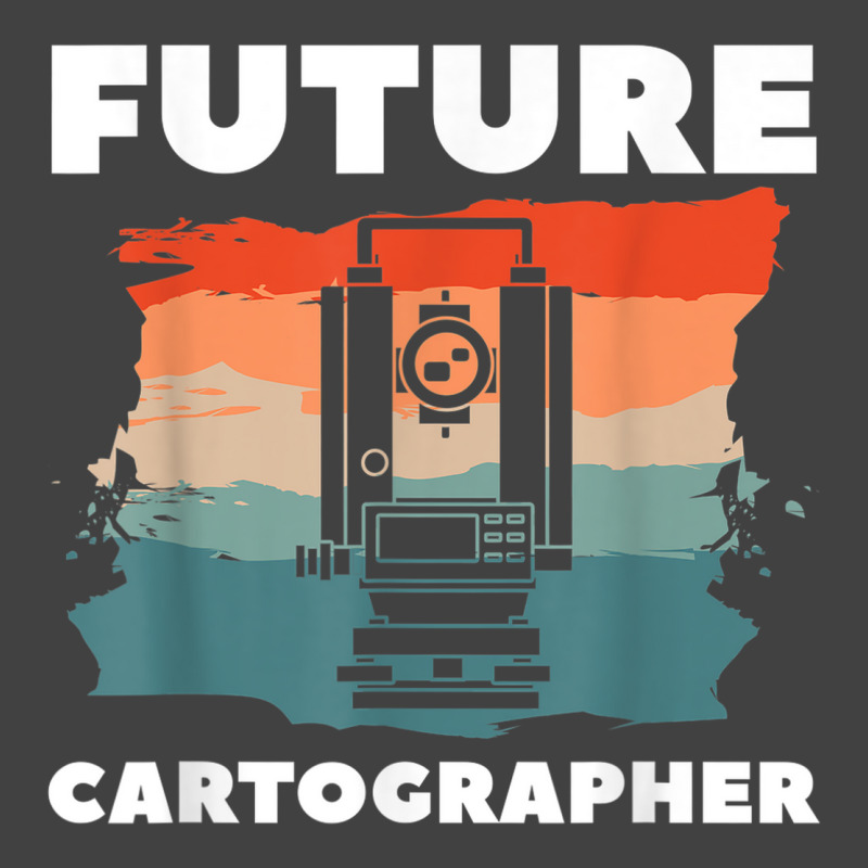 Retro Future Cartographer Map Making Cartography Vintage T-shirt | Artistshot