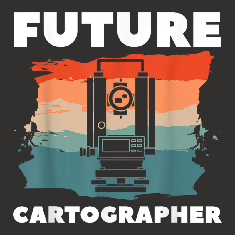 Retro Future Cartographer Map Making Cartography Champion Hoodie | Artistshot