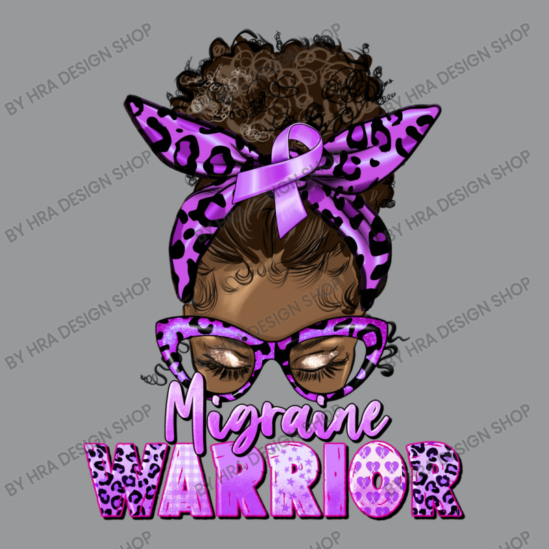 Migraine Warrior Afro Messy Bun Unisex Hoodie | Artistshot