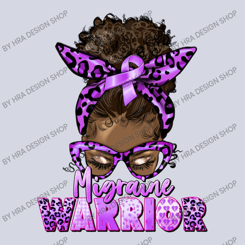 Migraine Warrior Afro Messy Bun Fleece Short | Artistshot