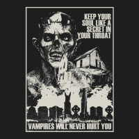 Vampires Will Never Classic T-shirt | Artistshot