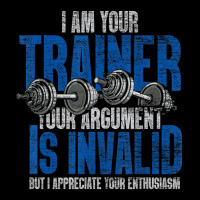 I Am Your Trainer Your Argument Is Invalid Personal Trainer Long Sleeve Baby Bodysuit | Artistshot