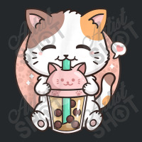 Boba Tea Cat Bubble Tea Cat Milk Tea Kawai Anime Cat Crewneck Sweatshirt | Artistshot