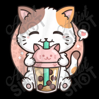 Boba Tea Cat Bubble Tea Cat Milk Tea Kawai Anime Cat Men's Long Sleeve Pajama Set | Artistshot