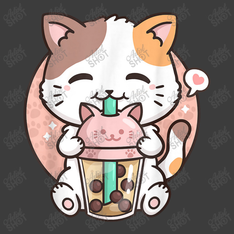 Boba Tea Cat Bubble Tea Cat Milk Tea Kawai Anime Cat Men's Polo Shirt | Artistshot