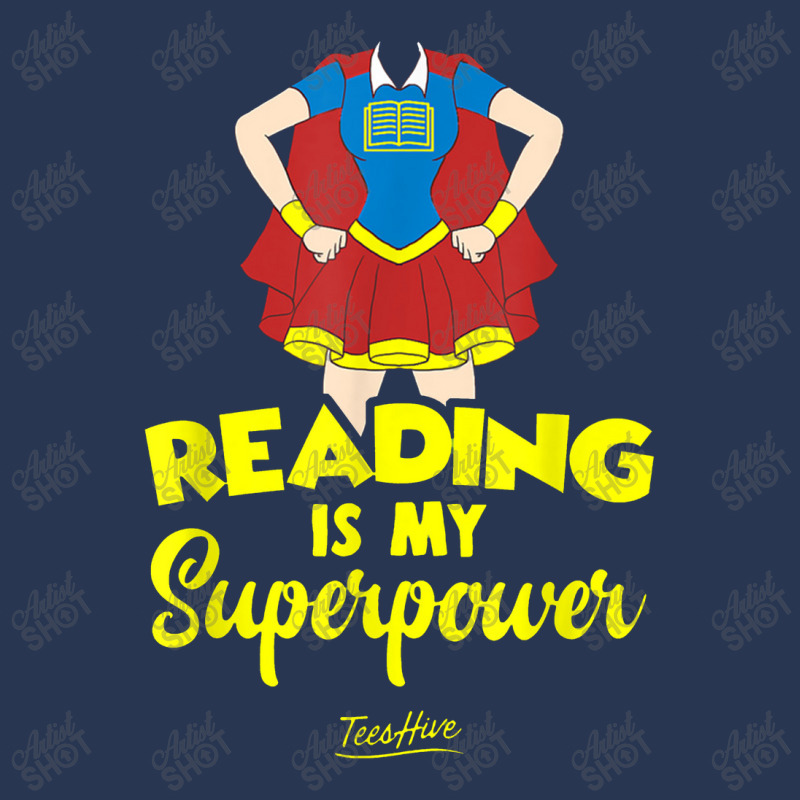 Book Gifts For Book Lovers Women Reading Is My Superpower Men Denim Jacket | Artistshot