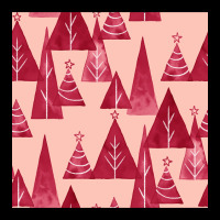 Blush And Red Watercolor Christmas Trees Legging | Artistshot