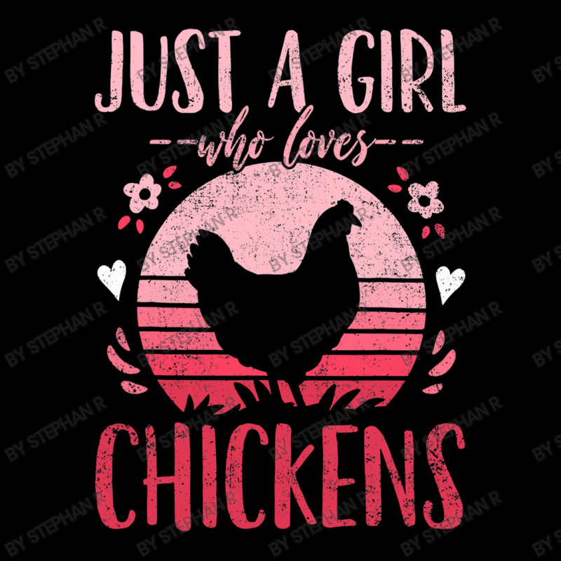 Chicken Chick Just A Girl Who Loves Chickens Retro Vintage V-neck Tee | Artistshot