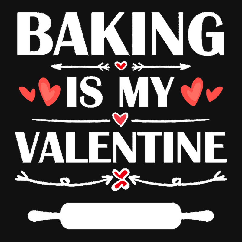 Baking Is My Valentine T  Shirt Baking Is My Valentine T  Shirt Funny White Round Keychain | Artistshot