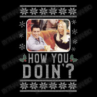 Friends Christma Joey & Phoebe How You Doin' Ugly Sweater V-neck Tee | Artistshot