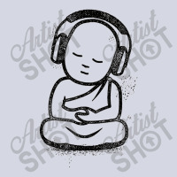 Buddha Headphones Buddhist Monk Dj Music Lover Fleece Short | Artistshot