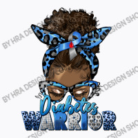 Diabetes Warrior Afro Messy Bun T-shirt | Artistshot