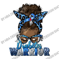 Diabetes Warrior Afro Messy Bun Zipper Hoodie | Artistshot