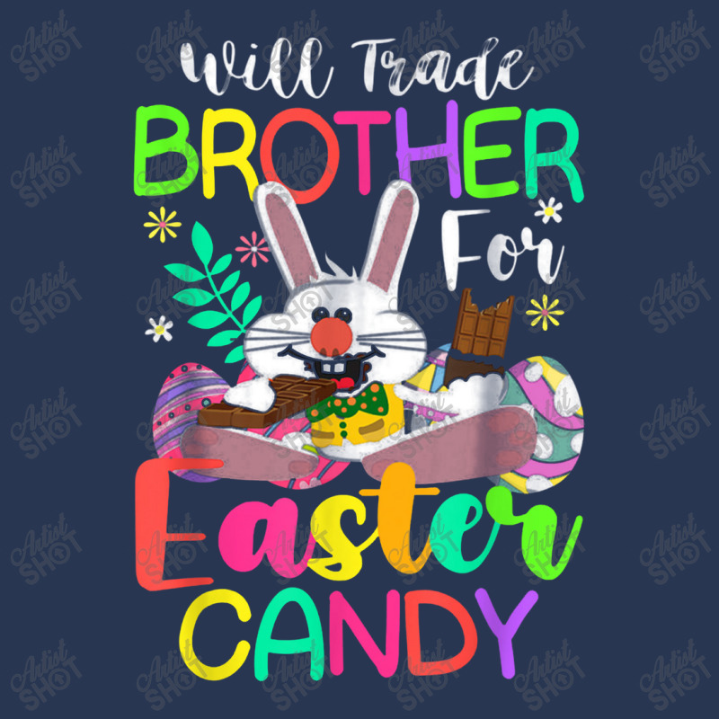 Bunny Eat Chocolate Eggs Will Trade Brother For Easter Candy Men Denim Jacket | Artistshot