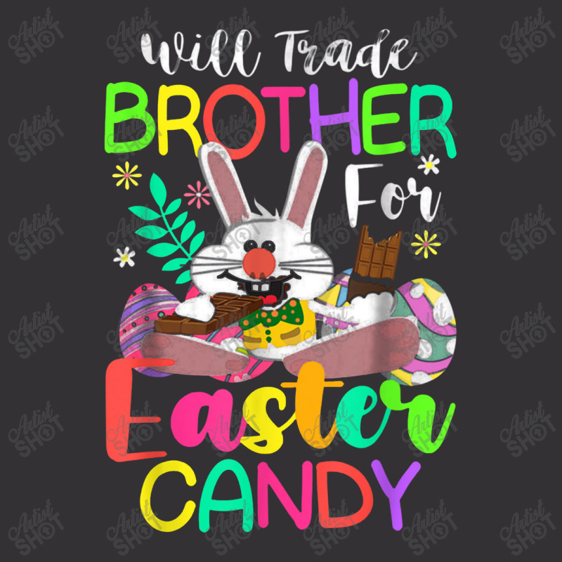 Bunny Eat Chocolate Eggs Will Trade Brother For Easter Candy Vintage Short | Artistshot